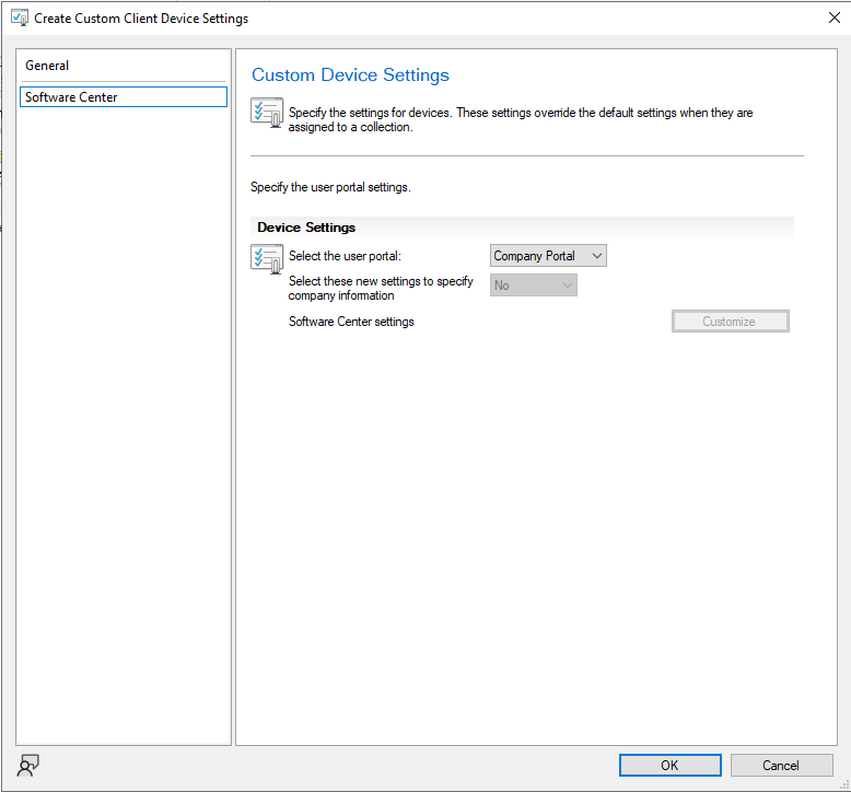Custom Client Settings Continued