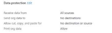 App Protection - Data Controls