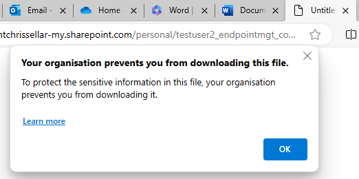 Prevented Action