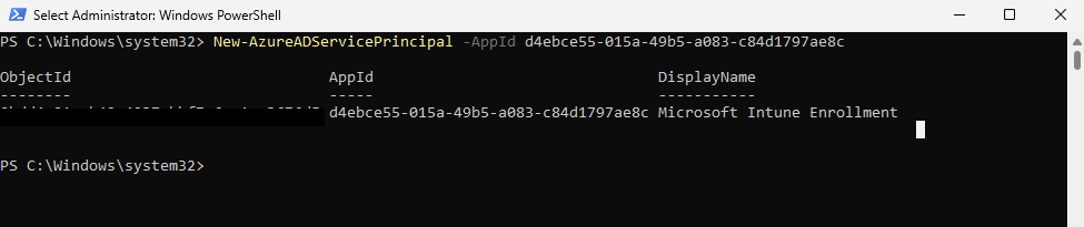 Create Entra Service Principal