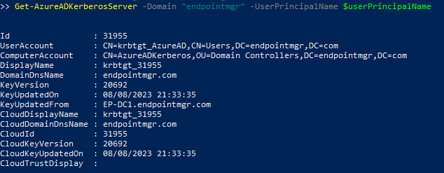Confirmation of Deployment